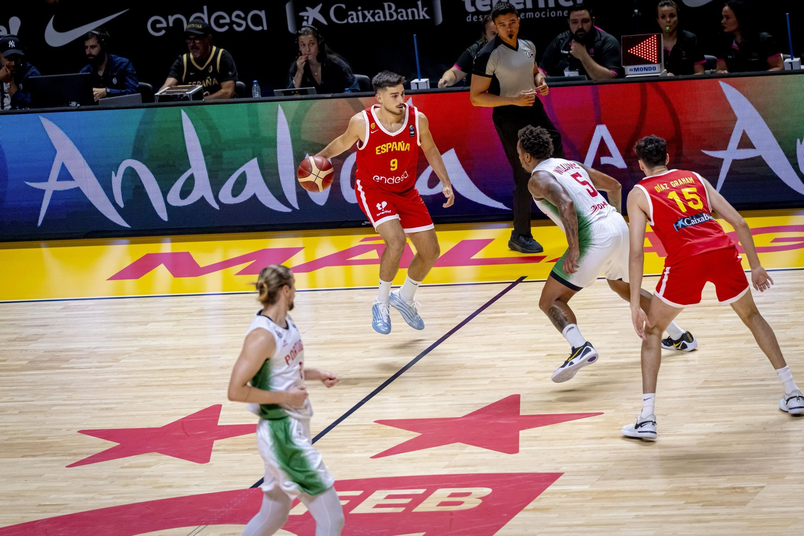 España B - Portugal en Málaga, en fotos