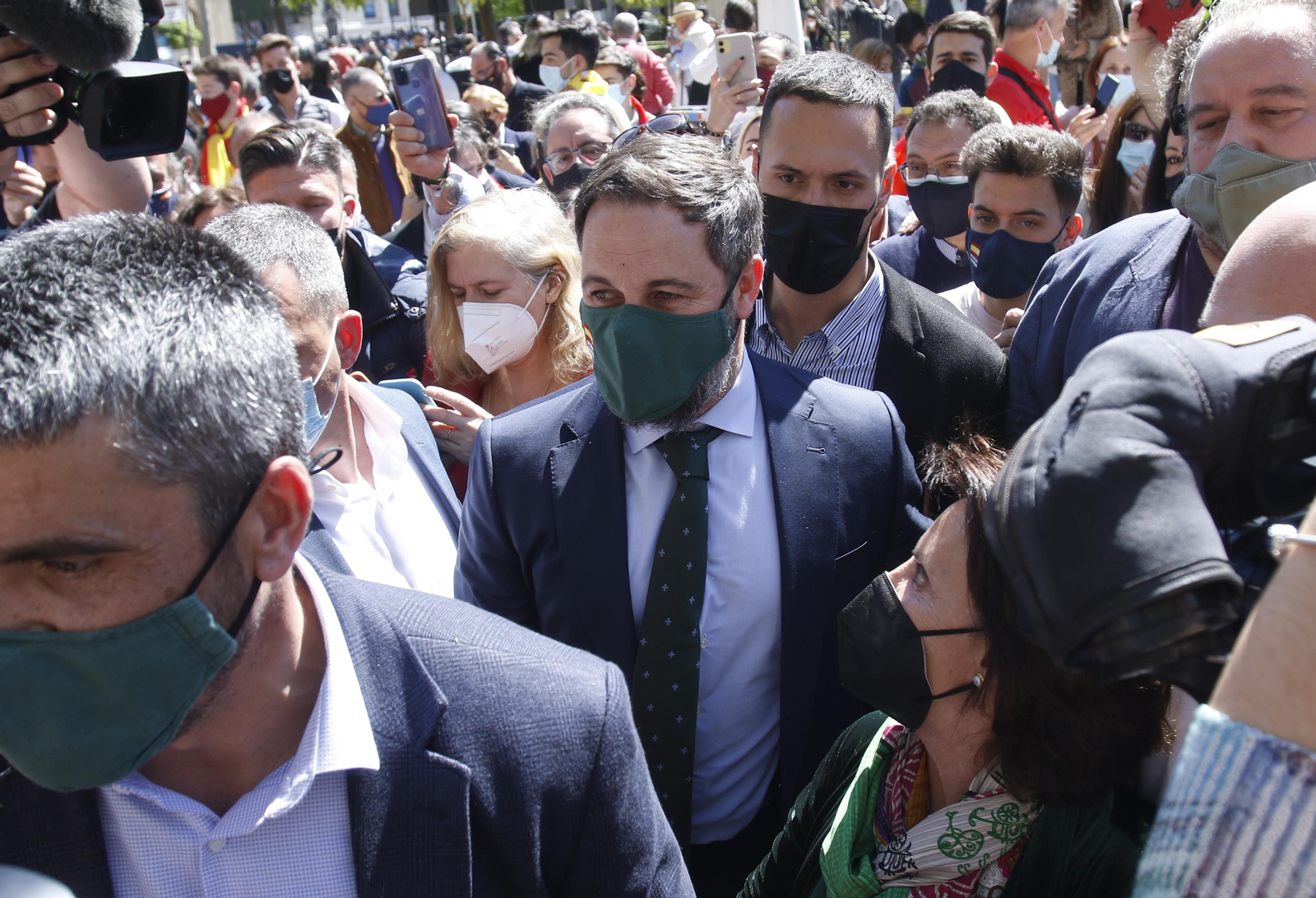 Cierran Plaza Nueva para una R.P. de Santiago Abascal