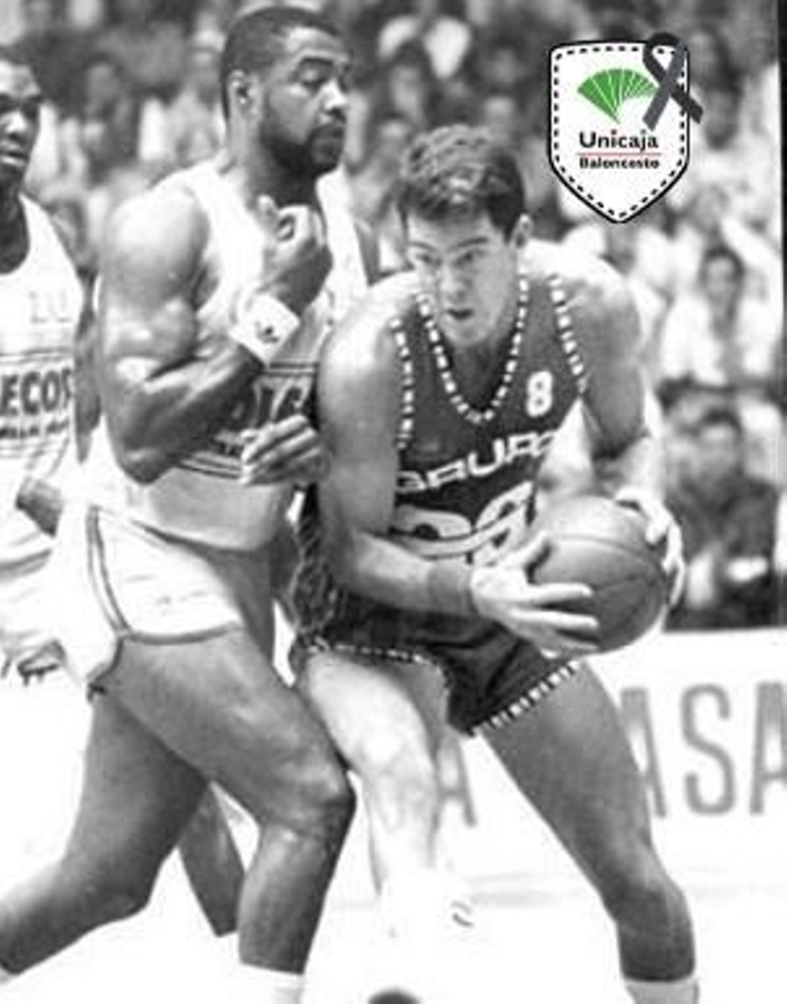 Mark McManara, a la derecha, en su etapa en el Caja de Ronda.