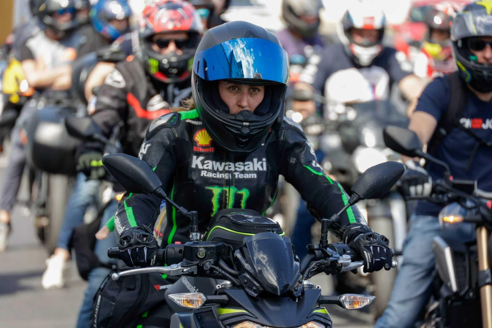 El viernes de motorada en El Puerto, en imágenes