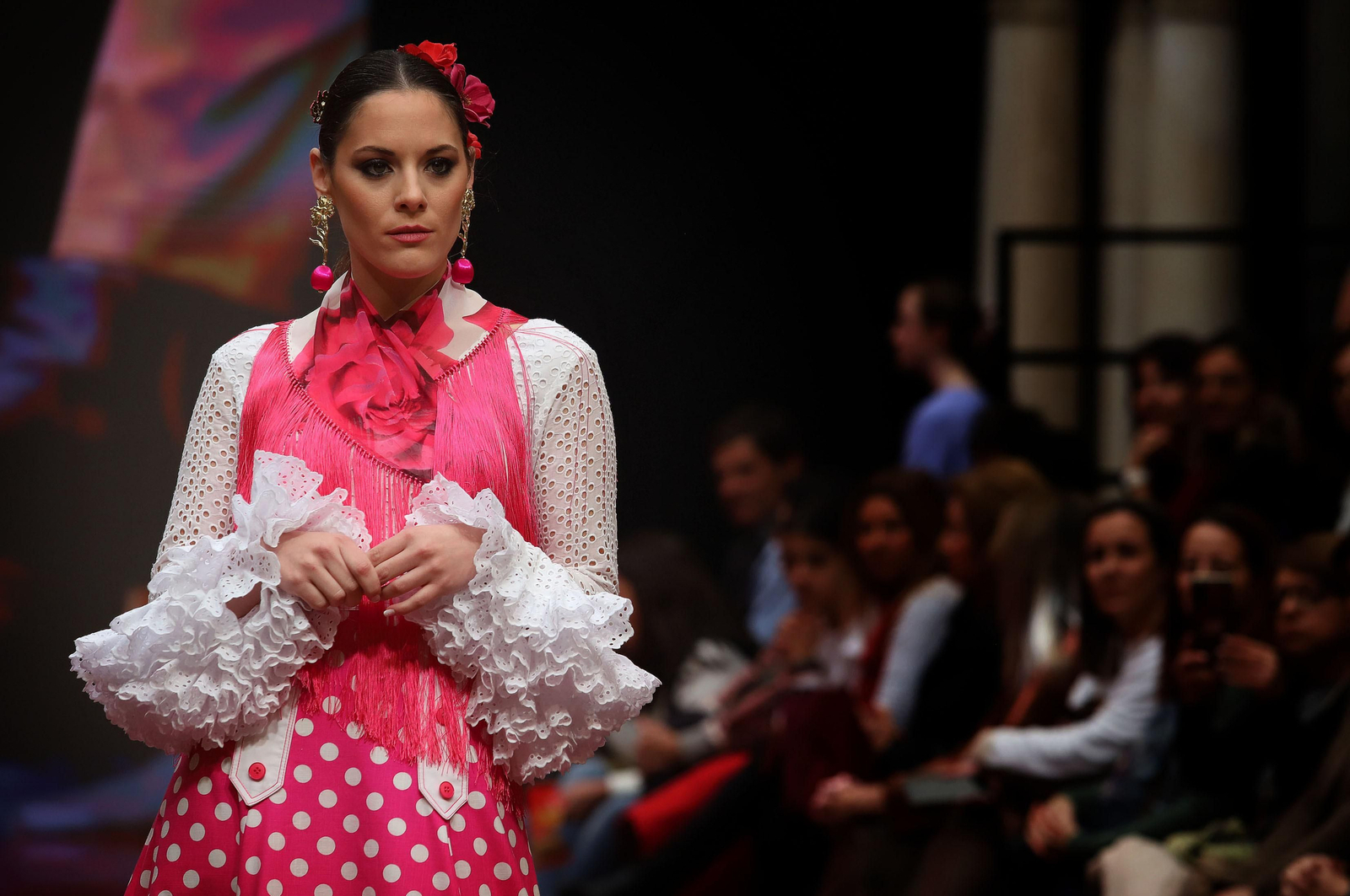 Huelva Flamenca 2023. Imágenes del desfile benéfico de El Ajolí a favor de Cruz Roja Española