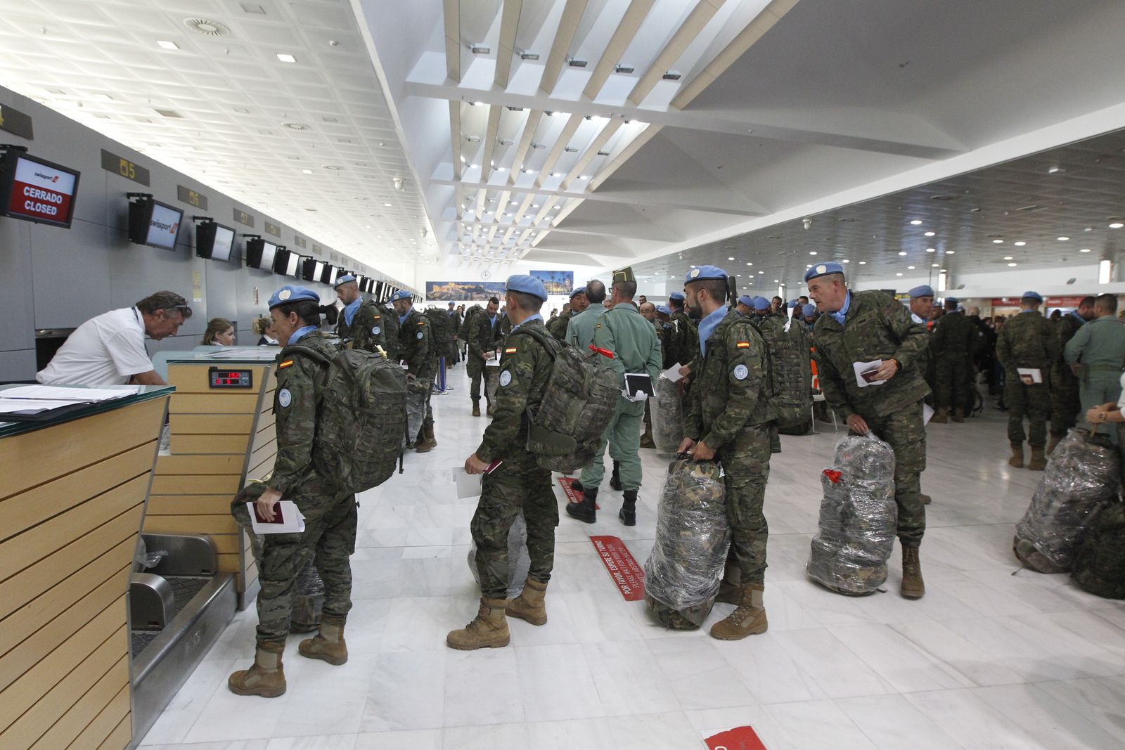 Fotogalería despedida contingente militar al Líbano