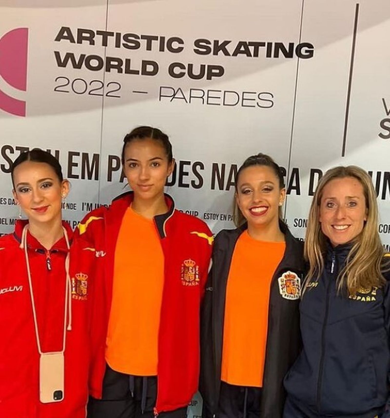 Las patinadoras alhaurinas.