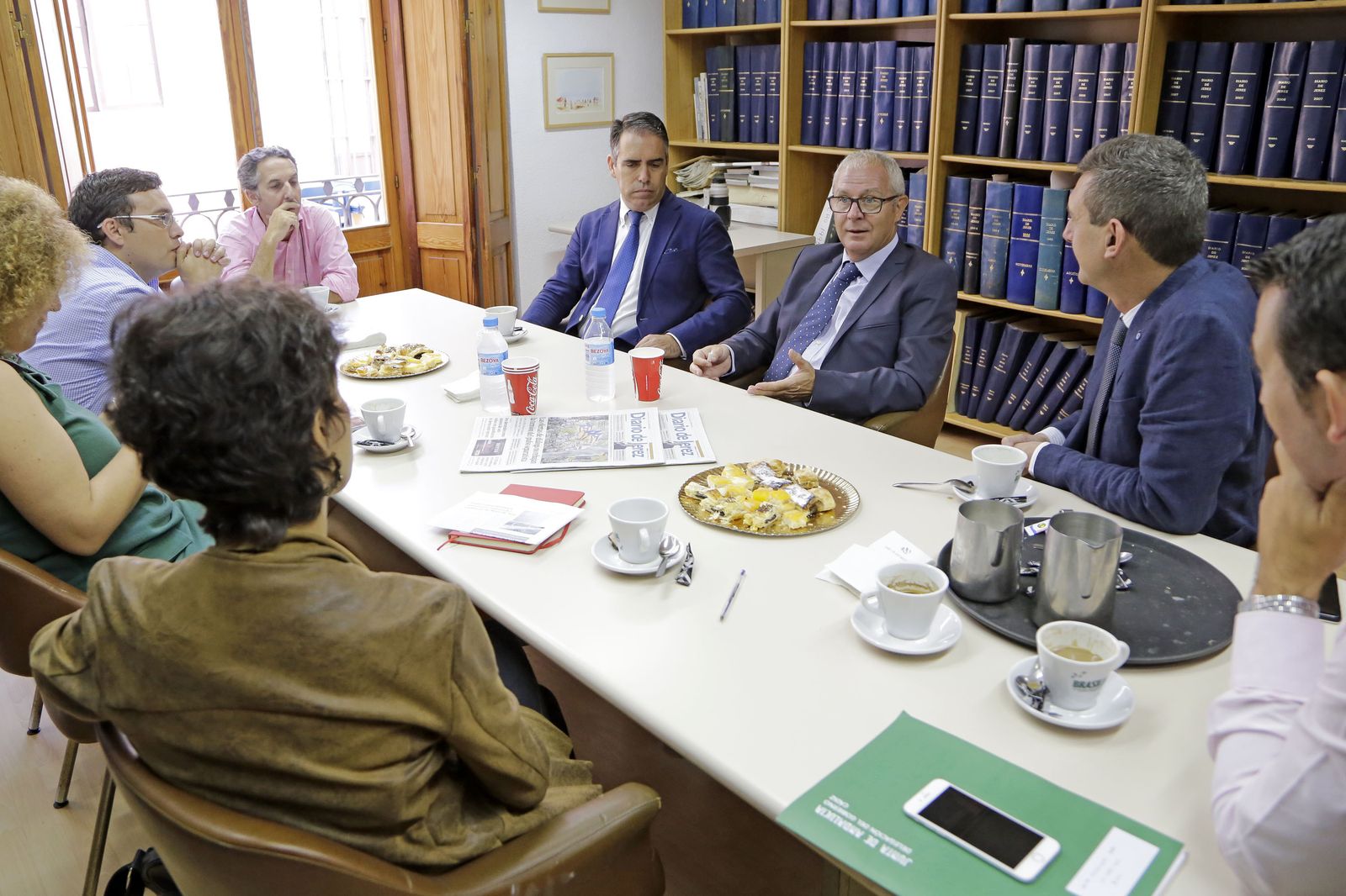 Un instante de la entrevista a Juan Luis Belizón.