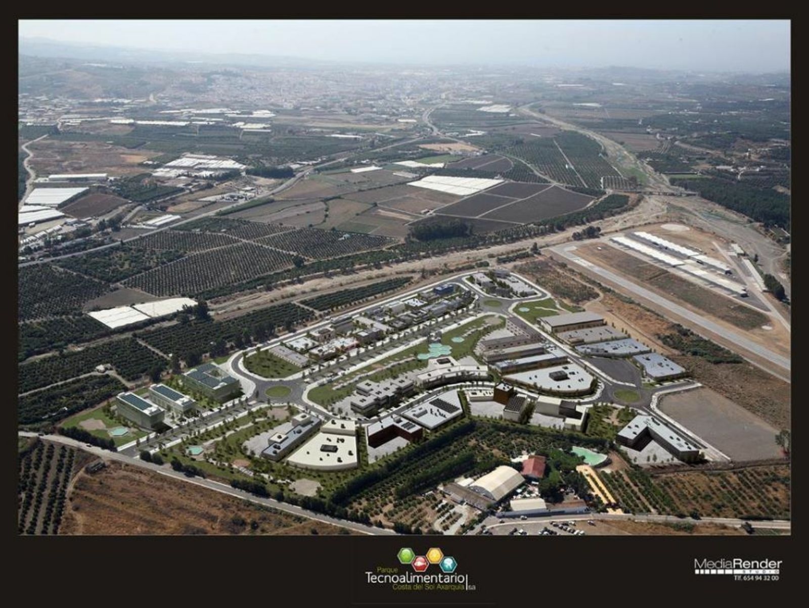 El Parque Tecnoalimentario Costa del Sol, donde se van instalando cada vez más empresas del sector.