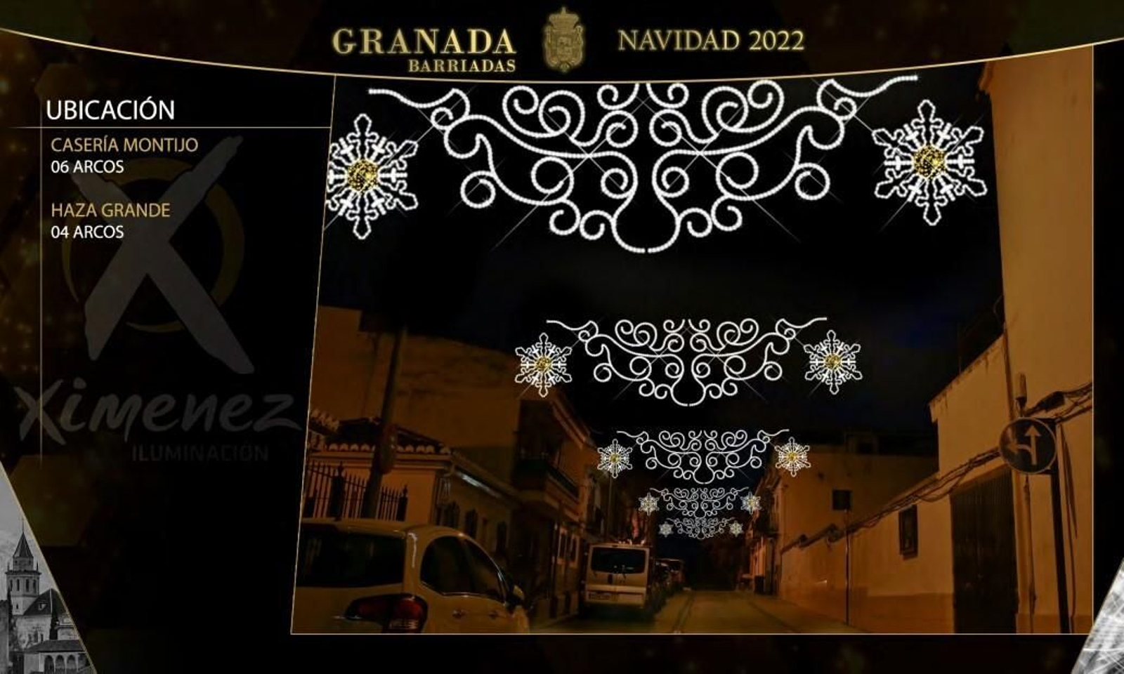 Estas son las luces de Navidad de los barrios de Granada, calle por calle