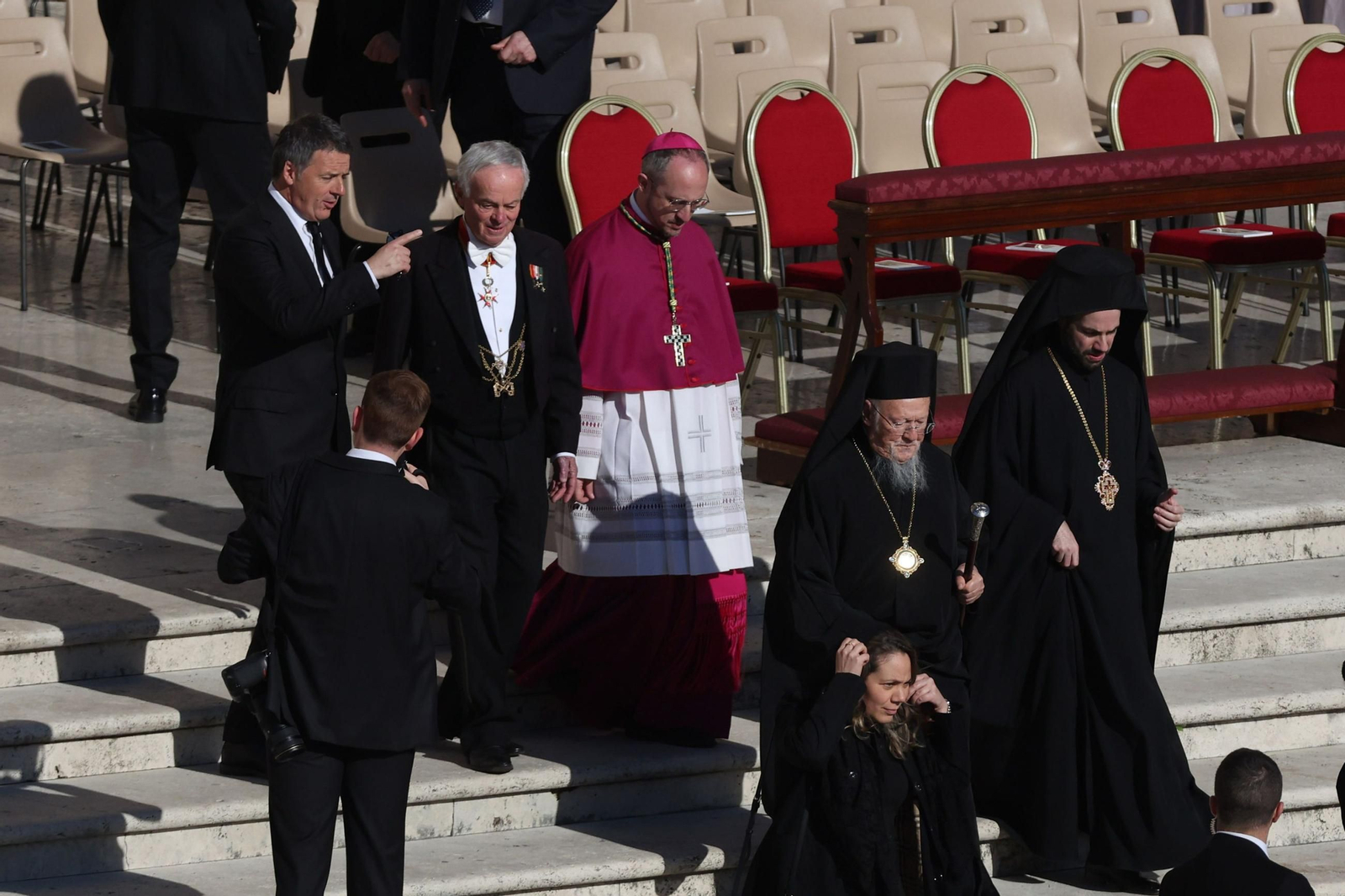 Las imágenes del ambiente previo del funeral del papa Francisco