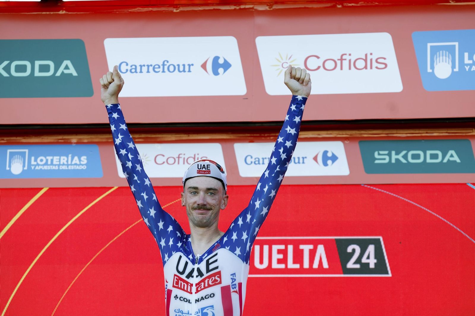 Luis Ángel Maté, protagonista en la fuga de la Vuelta a España