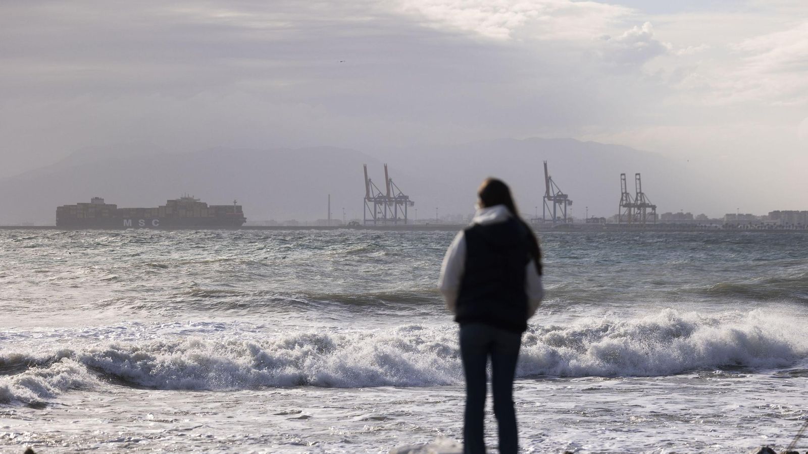 El temporal ha castigado la costa malagueña este fin de semana.