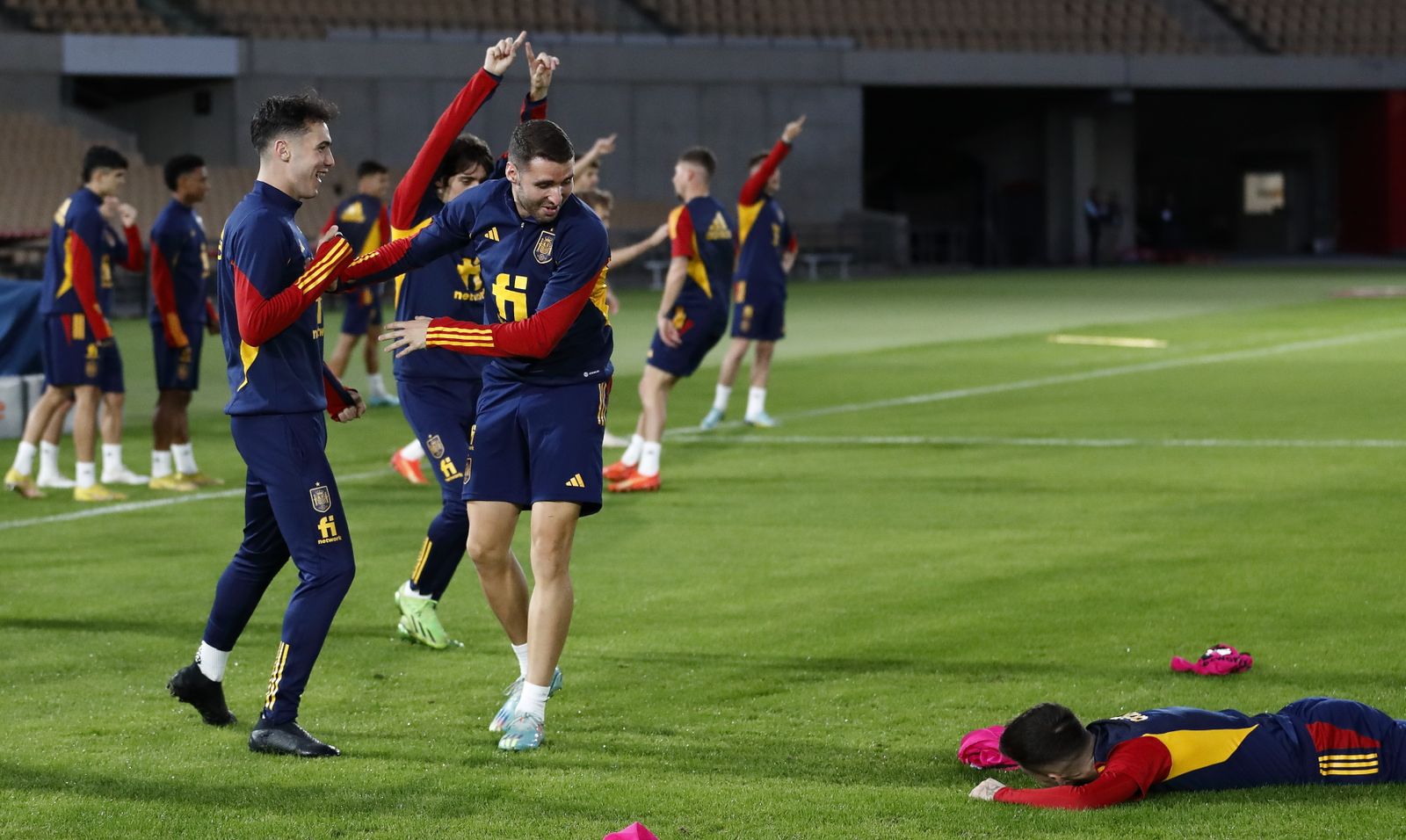 Las imágenes de la selección sub 21 en Sevilla