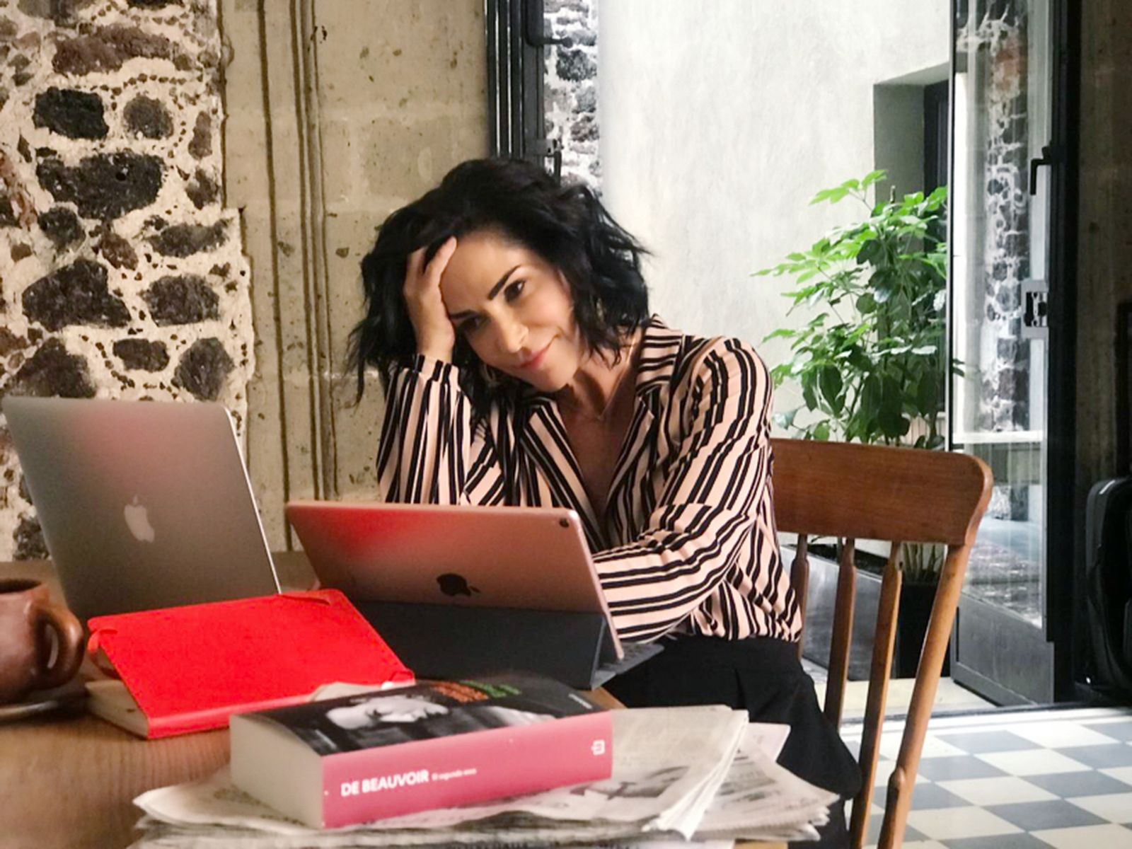 La escritora y periodista Lydia Cacho.