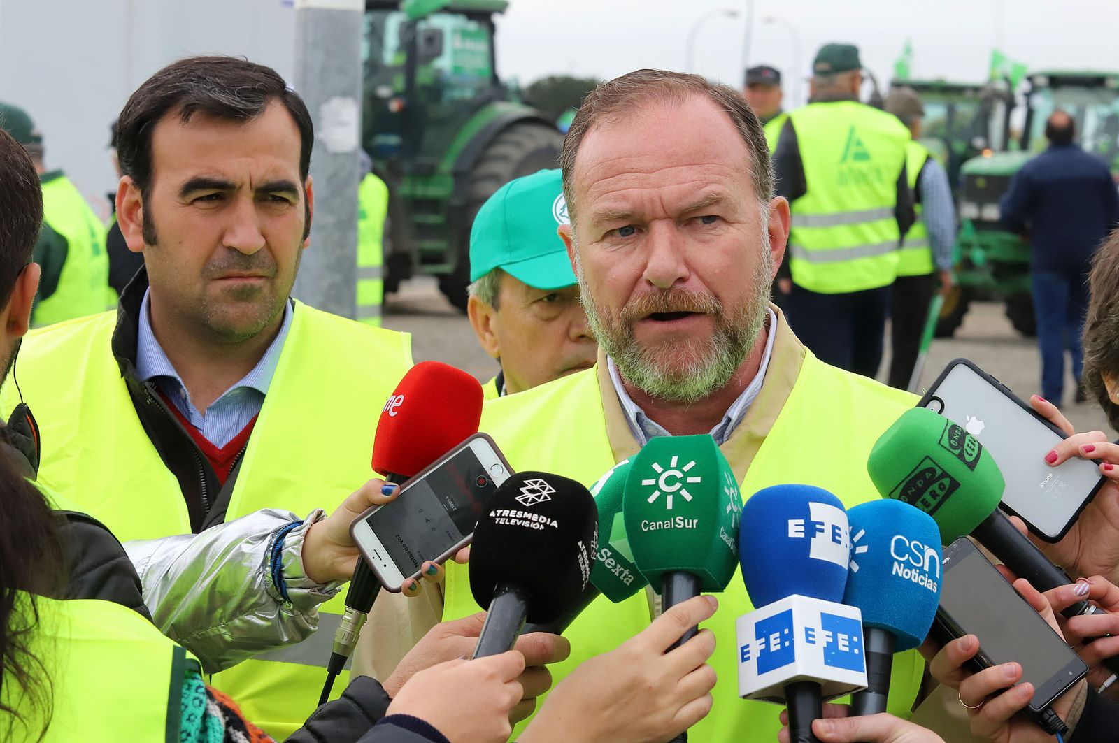 El presidente de Asaja-Huelva, José Luis García-Palacios.