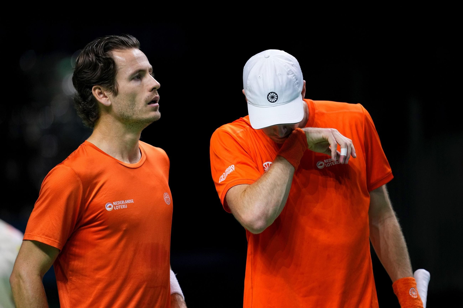 Las fotos de la derrota de España en el dobles ante Países Bajos