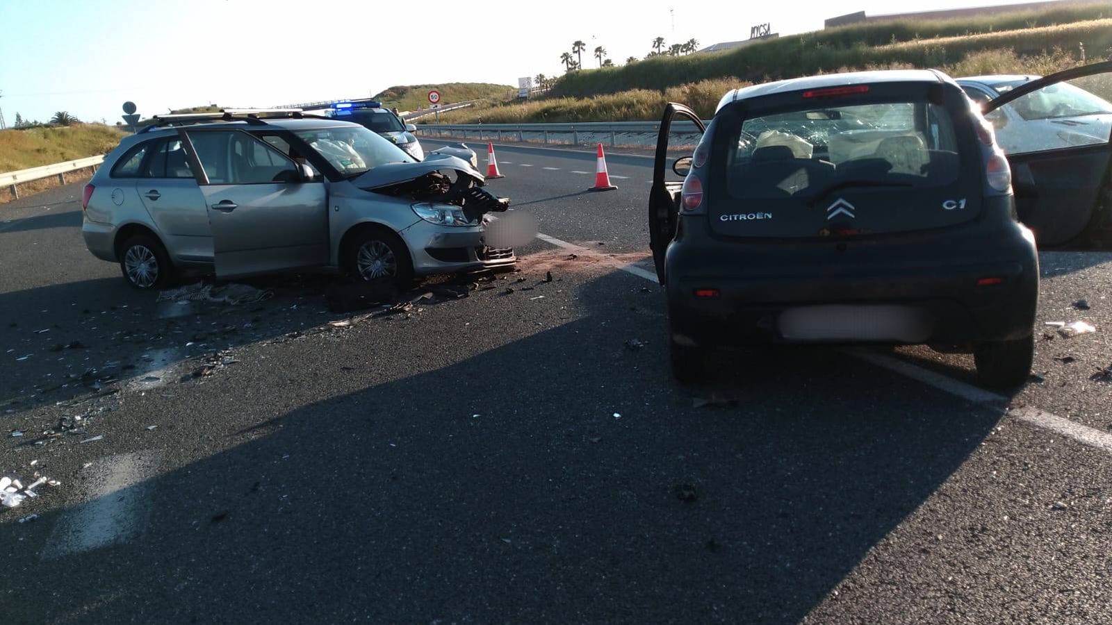 Accidente de tráfico este domingo.