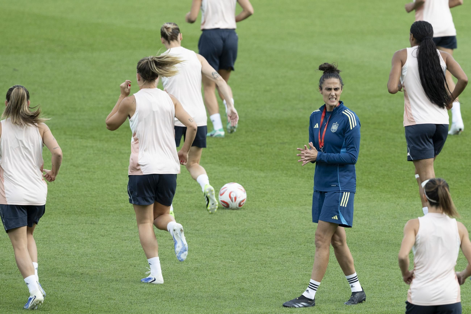 Las fotos de España antes de la semifinal contra Alemania