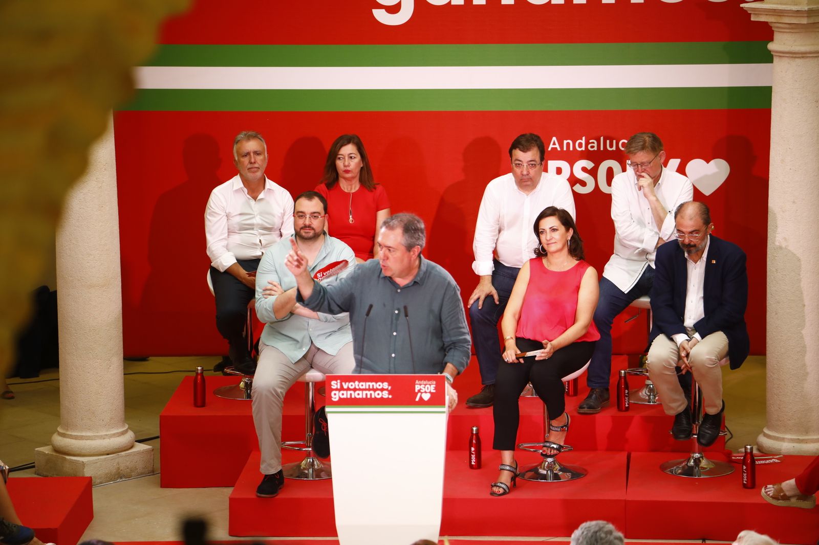 Elecciones Andalucía: La visita de los barones del PSOE en Córdoba, en imágenes