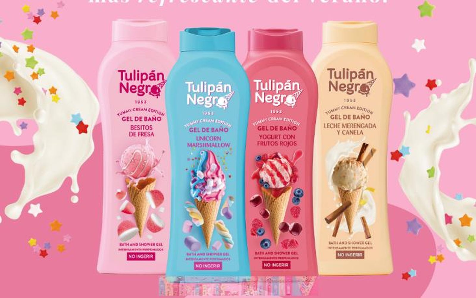 Cuatro nuevos geles de baño para vivir en un verano permanente