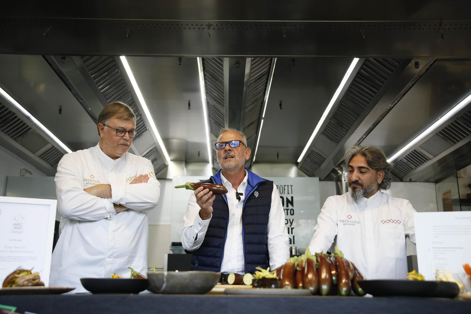 Las imágenes de una nueva variedad de berenjena en Almería