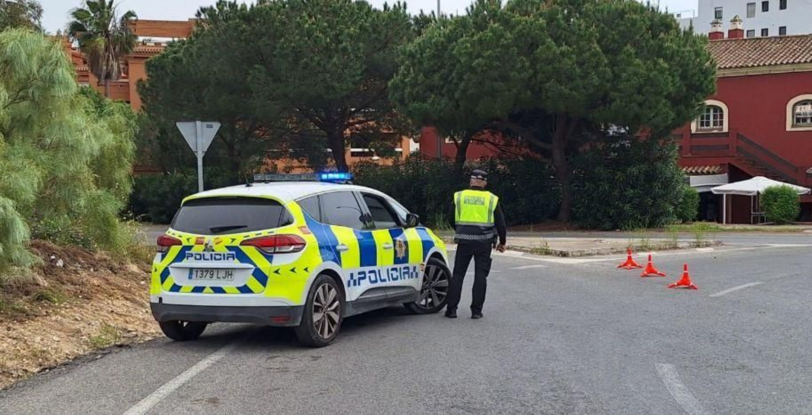 Un coche de la Policía Local.