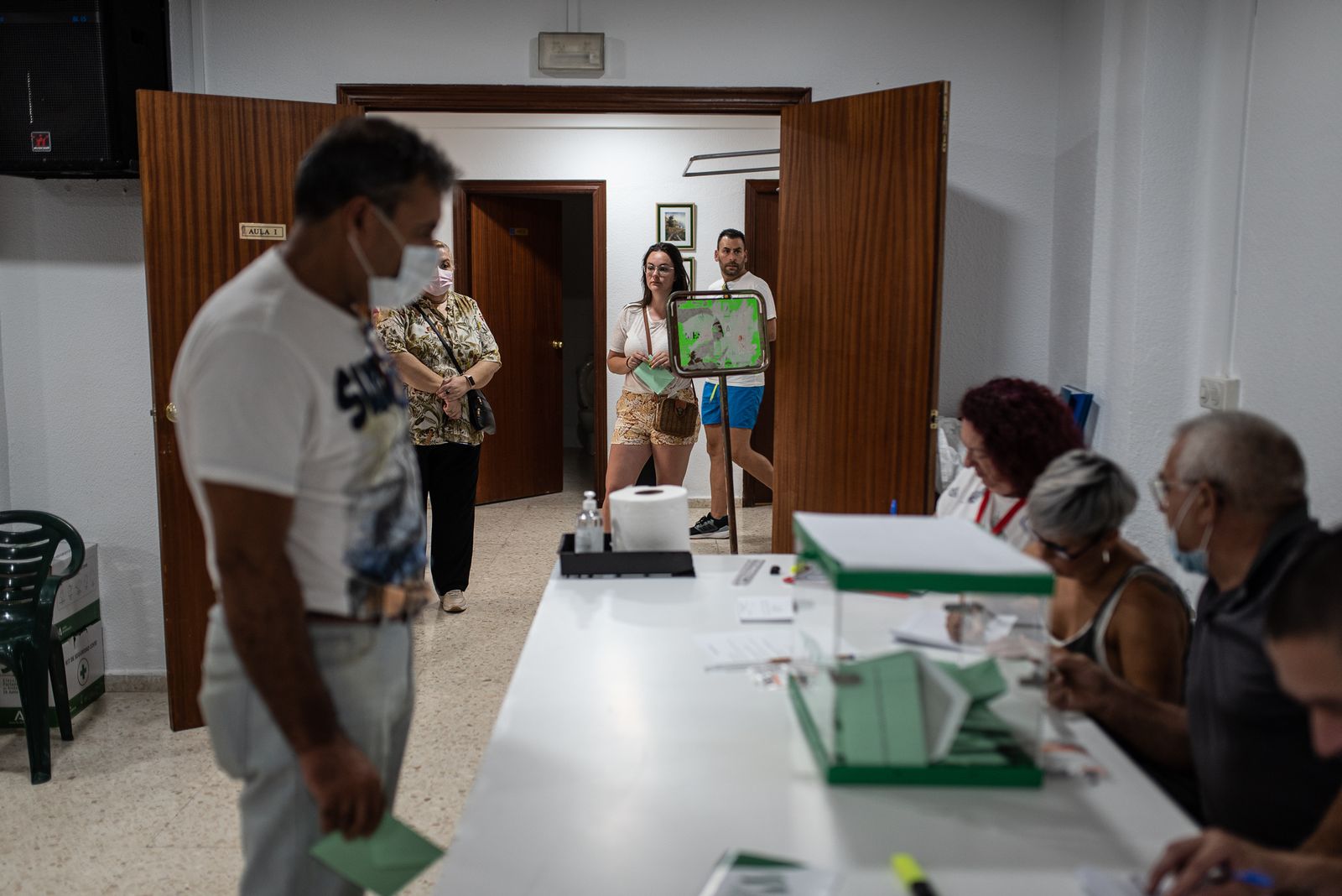 Imágenes de la jornada electoral en Huelva