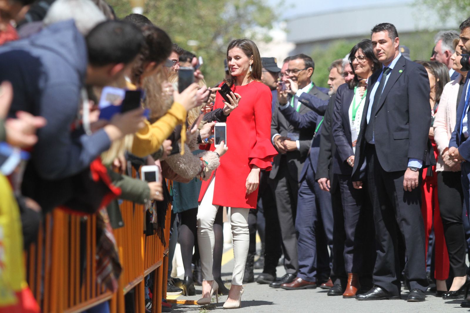 Imágenes de la visita de la reina Letizia a Huelva