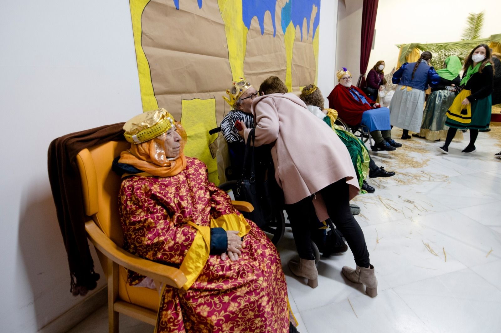 Imágenes del Belén Viviente de la Residencia Fragela