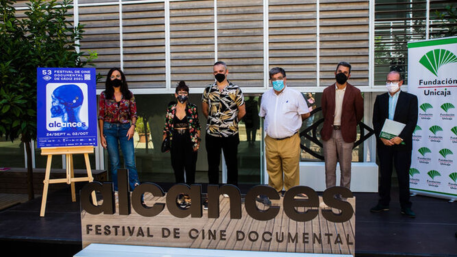 Una imagen de la presentación del 53 Festival de Cine Documental Alcances.