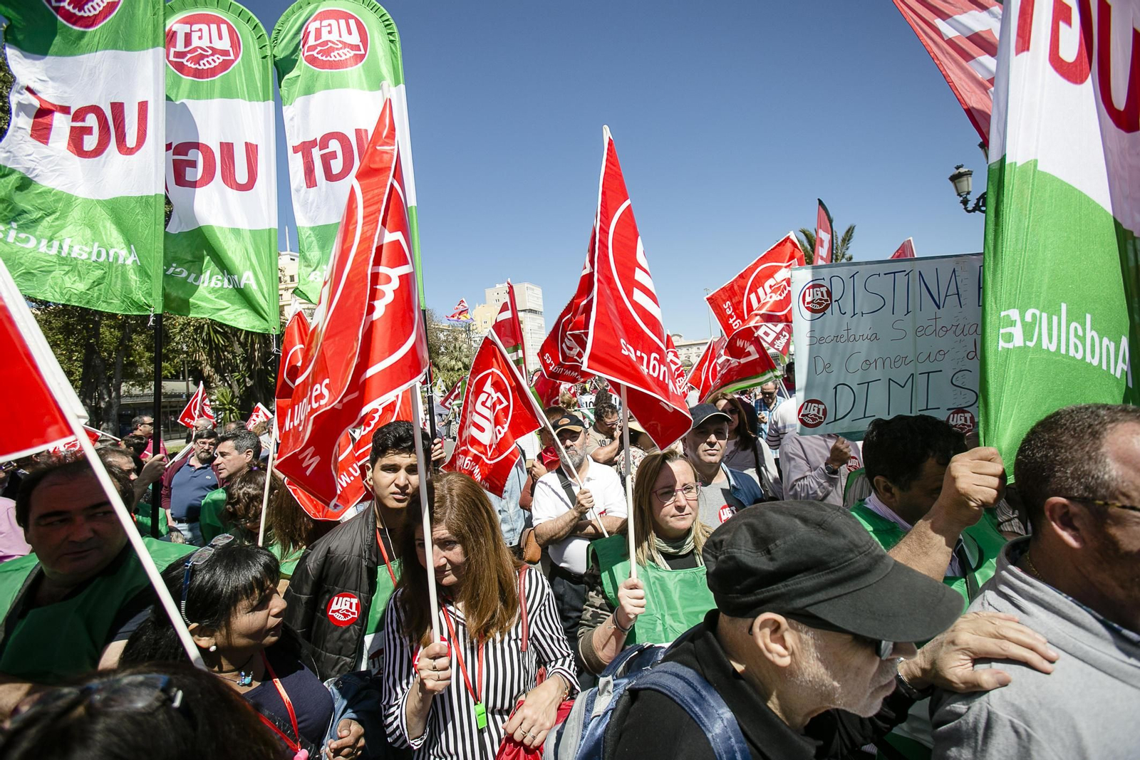 Manifestación del 1 de mayo en Cádiz