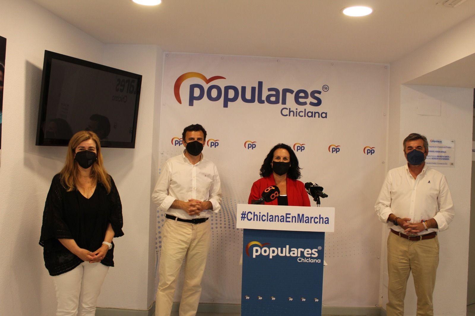 De izq. a dcha.: Teresa Ruiz-Sillero, Bruno García, Ascensión Hita y Miguel Ángel Torrico.