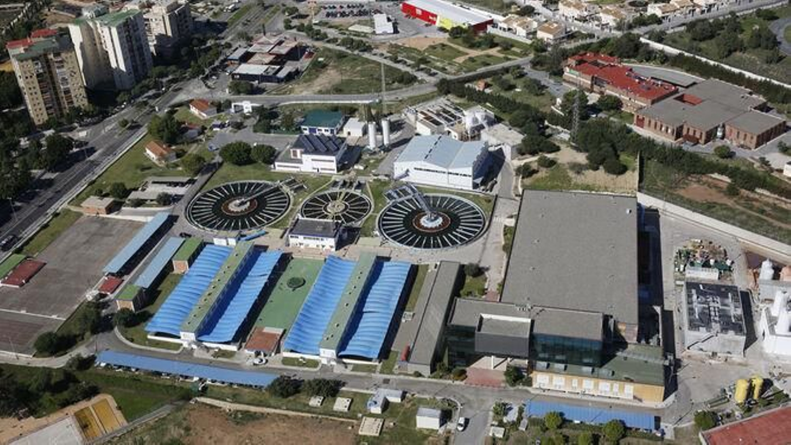 Desalobradora de El Atabal, en Málaga.