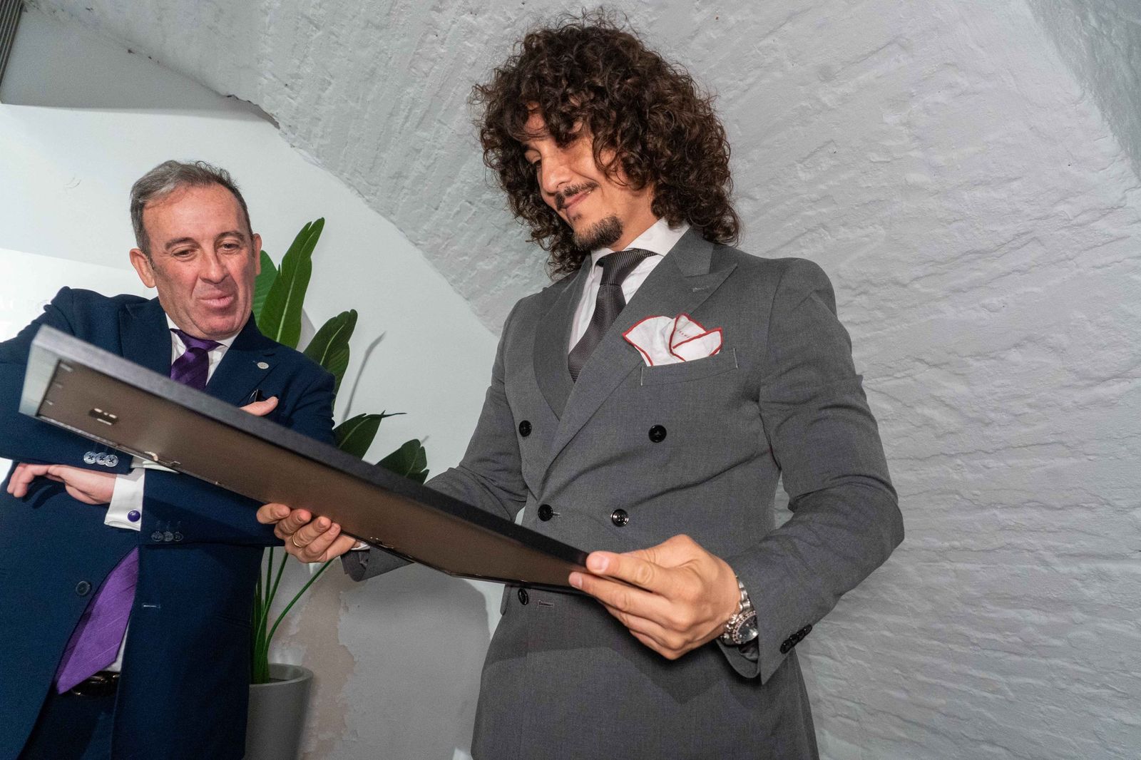 Fotografías de la entrega de distinciones tras la XXXII Exaltación a la Saeta de Huelva