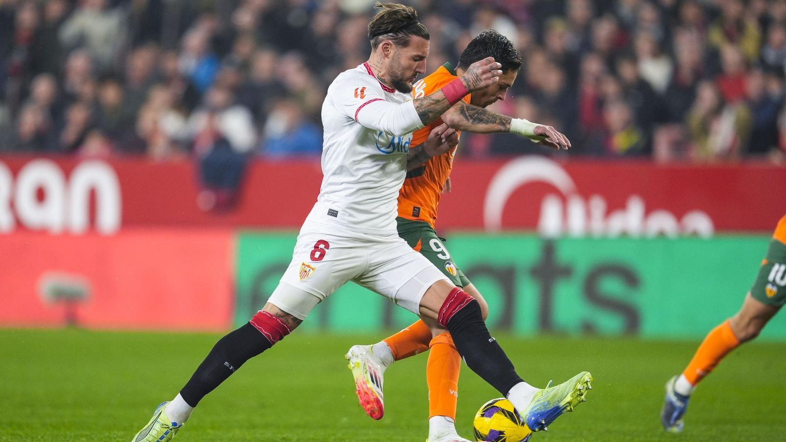 Las mejores imágenes del partido Sevilla - Valencia