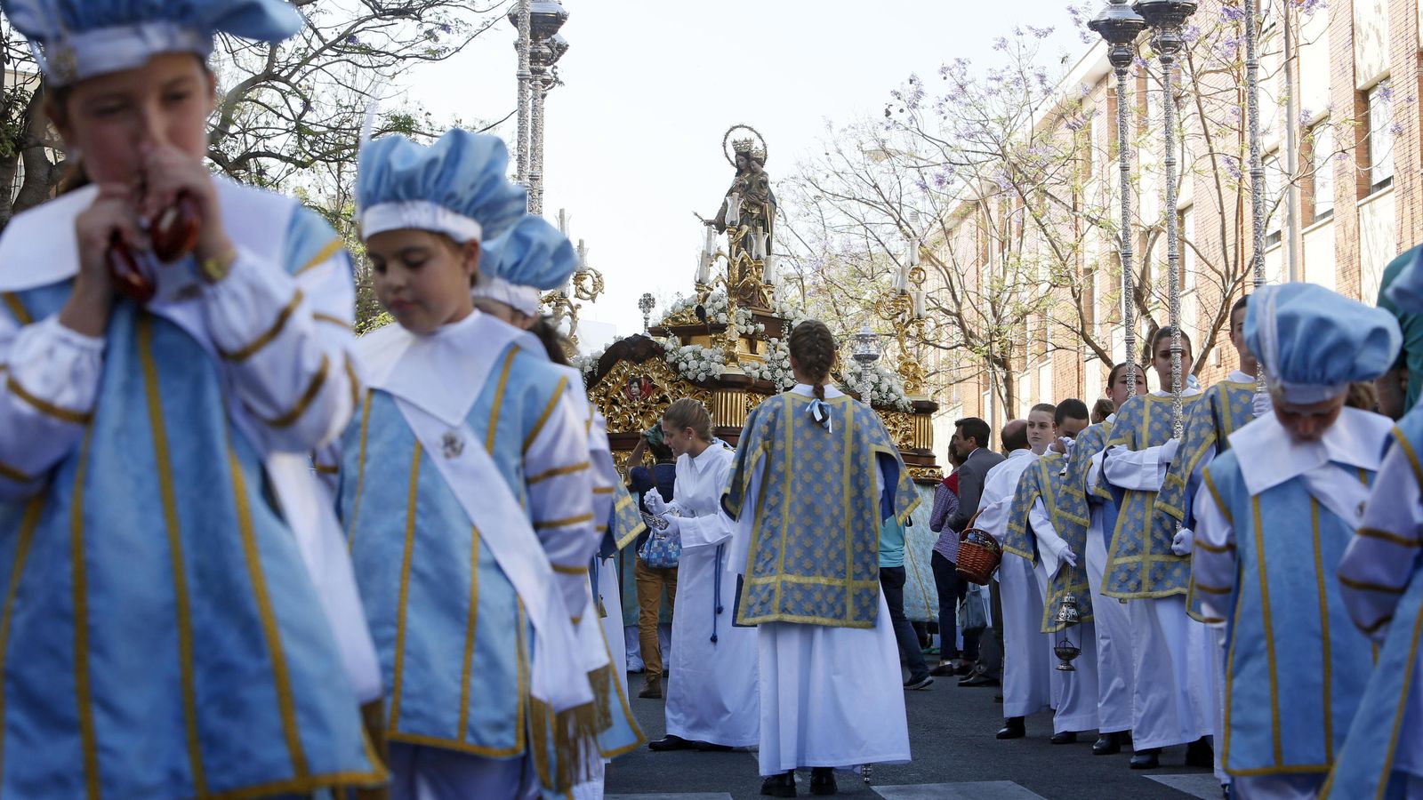 Imagen de la procesión de María Auxiliadora.