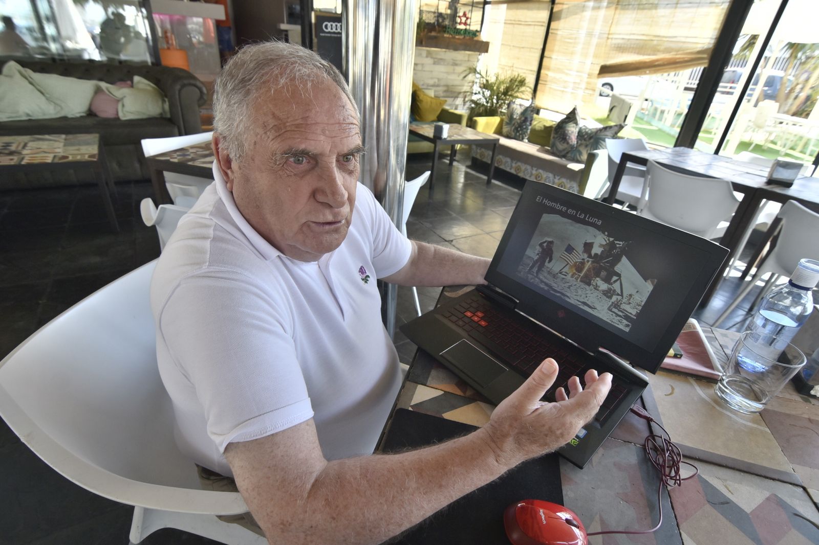 Antonio Pérez Carmona, durante la entrevista