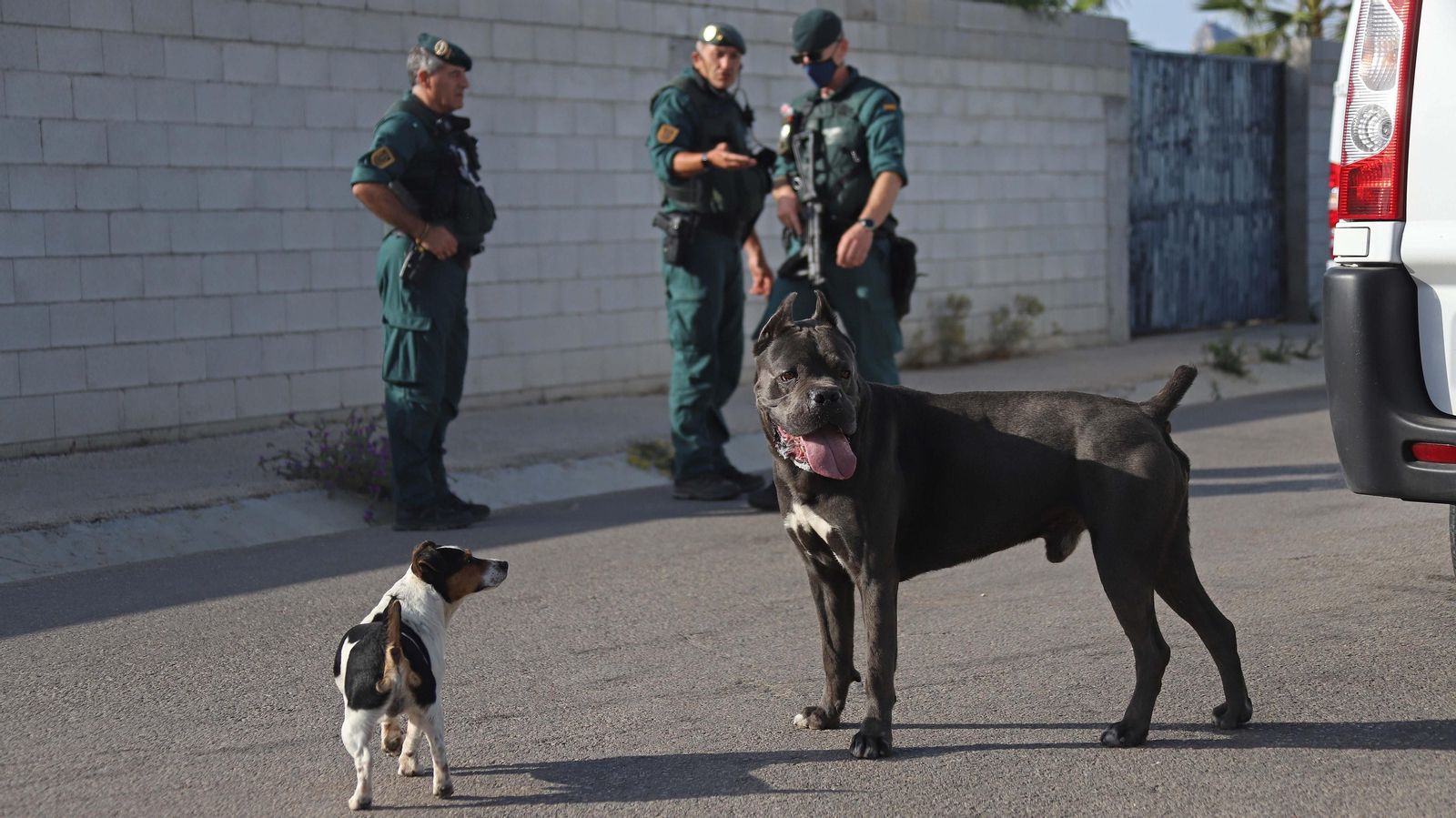 Fotos de los registros en 'Villa Narco' en La Línea