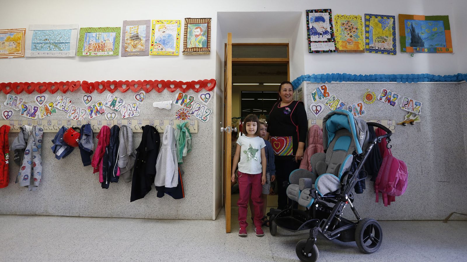 Aula de Infantil de la primera escuela pública andaluza.