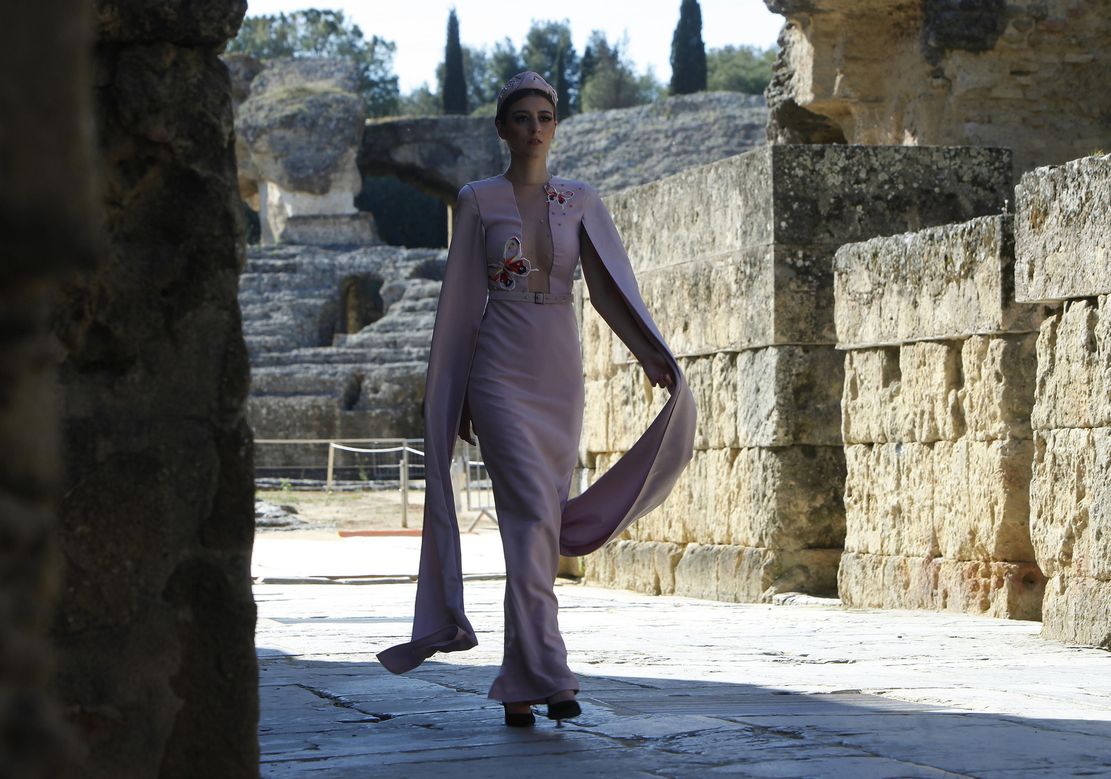 Pase de modelos en Itálica