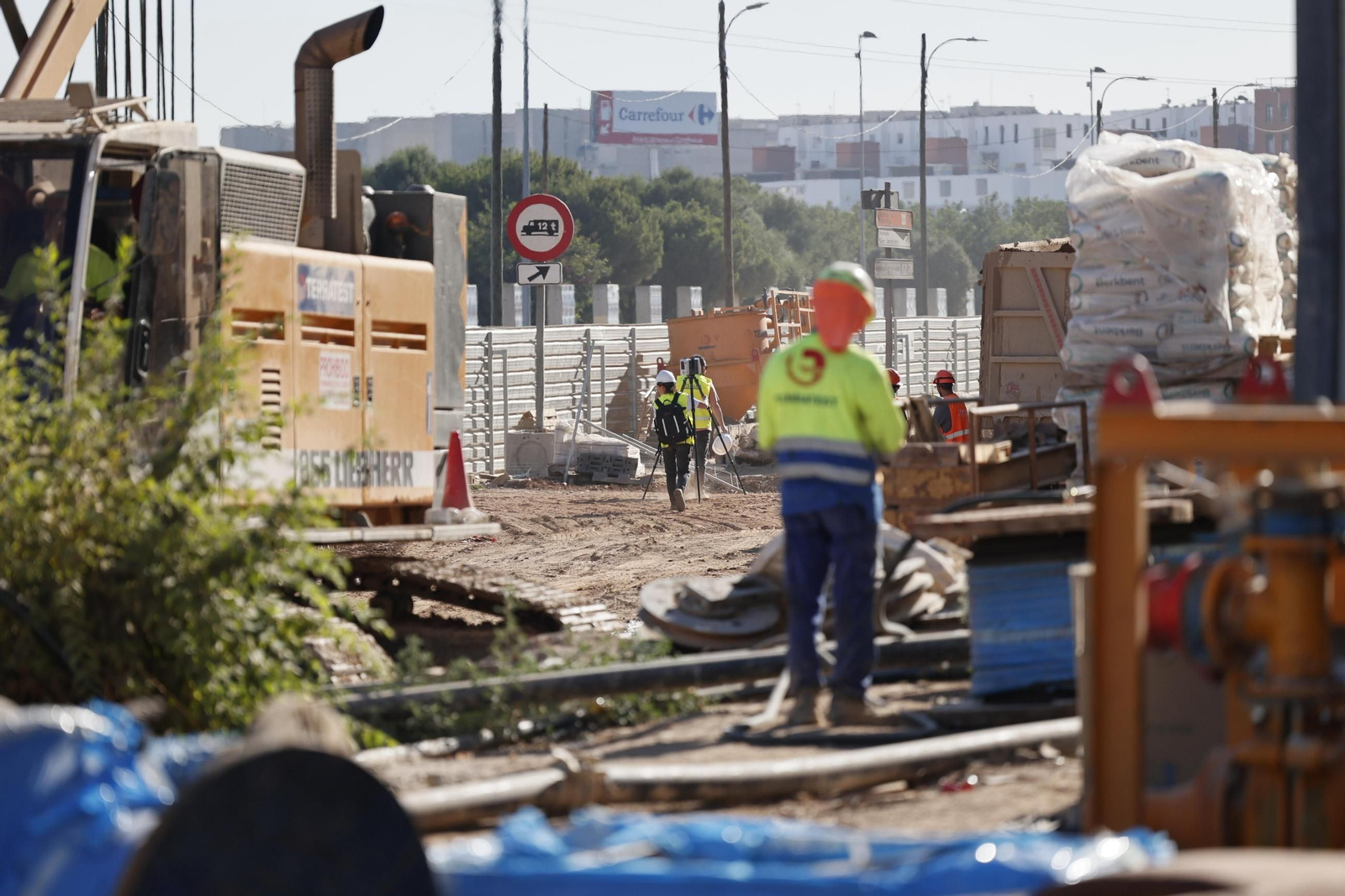 Estado actual de las obras en el subtramo 2 del Metro en la Ronda Urbana Norte