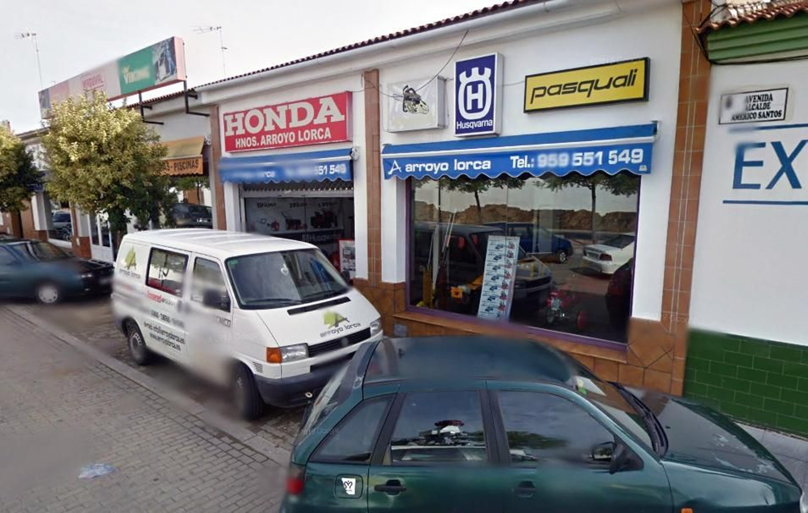 Lugar en el que se produjo el robo al comercio.