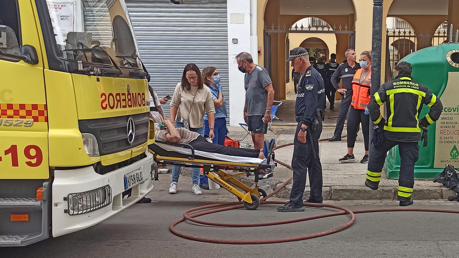 Incendio en una vivienda de calle Paul