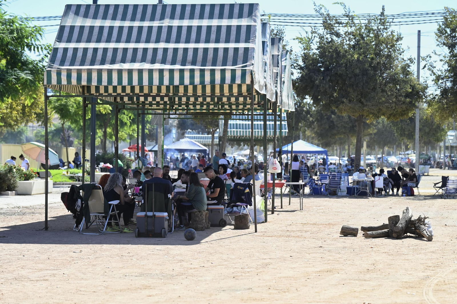 Los peroles se trasladan a El Arenal por San Rafael, en imágenes