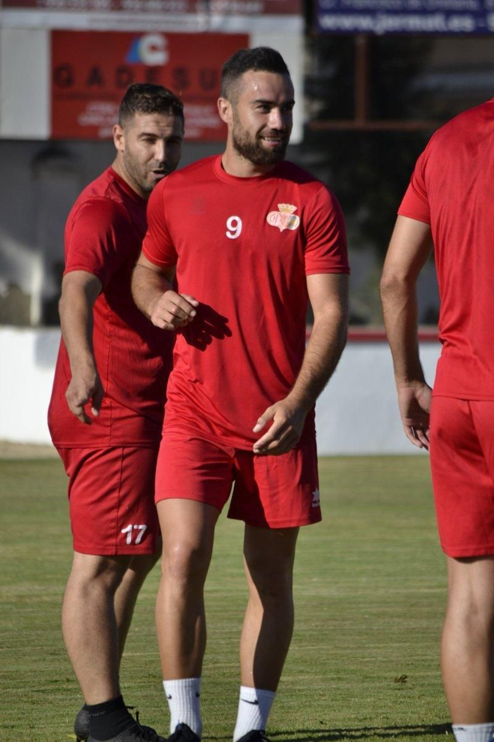 Agustín, durante un entrenamiento esta pretemporada.