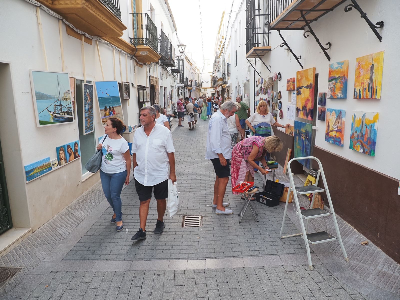 'Un paseo por el arte' en Ayamonte: las mejores imágenes