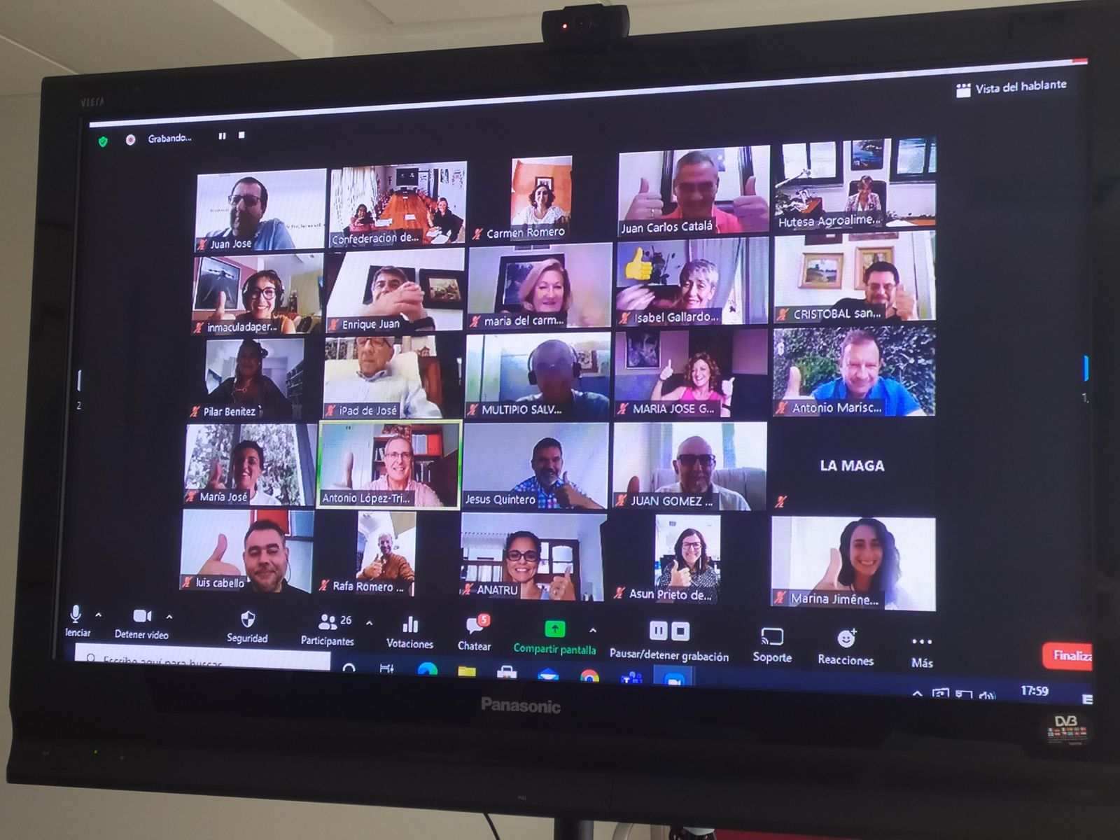 Primera reunión telemática de este nuevo órgano.