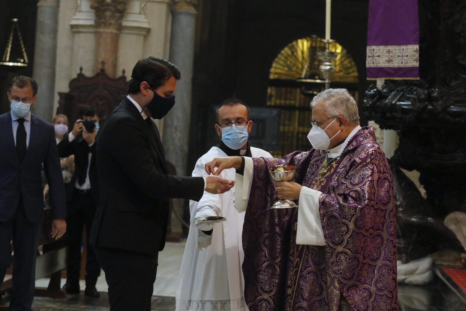 Las fotos del funeral por las víctimas del covid-19 en Córdoba