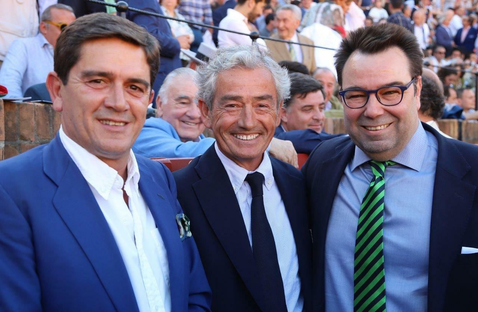 Santiago Ellauri, José María Pacheco Guardiola y Rafa Almarcha, componente de “Siempre Así”