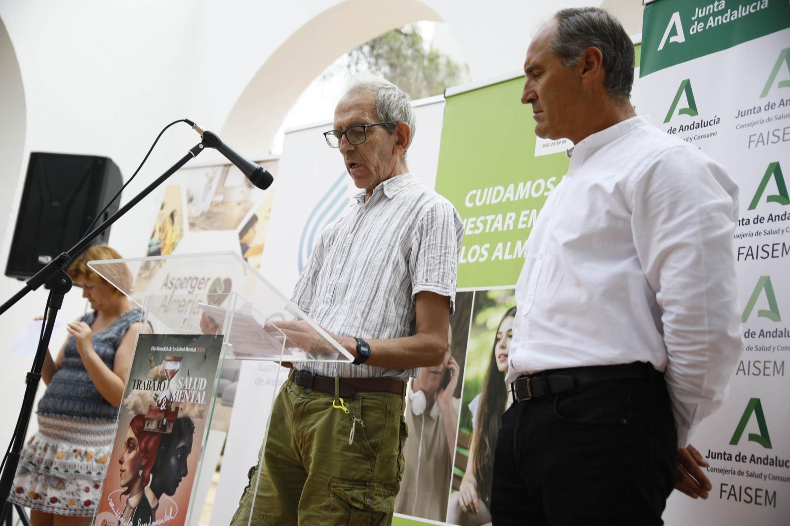 Las imágenes del "Día mundial de la salud mental" en Almería