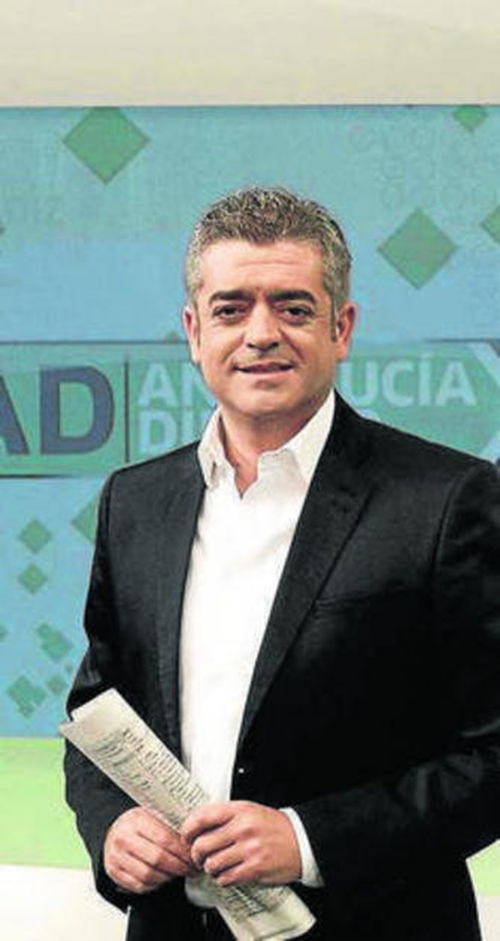 El presentador Modesto Barragán.