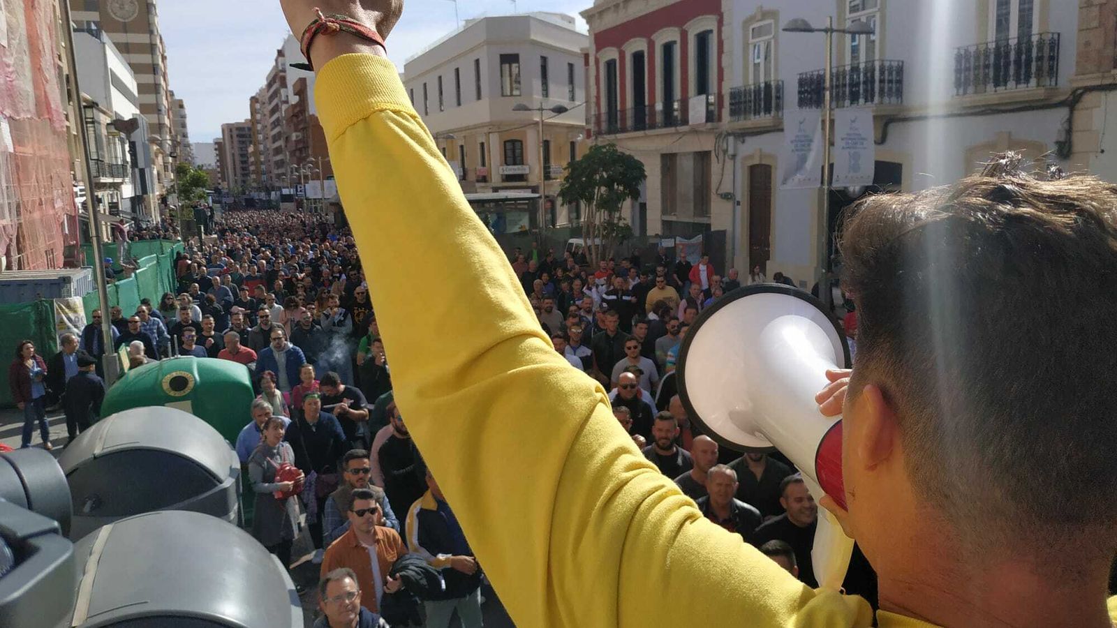 Los agricultores Independientes parten la manifestación contra los sindicatos