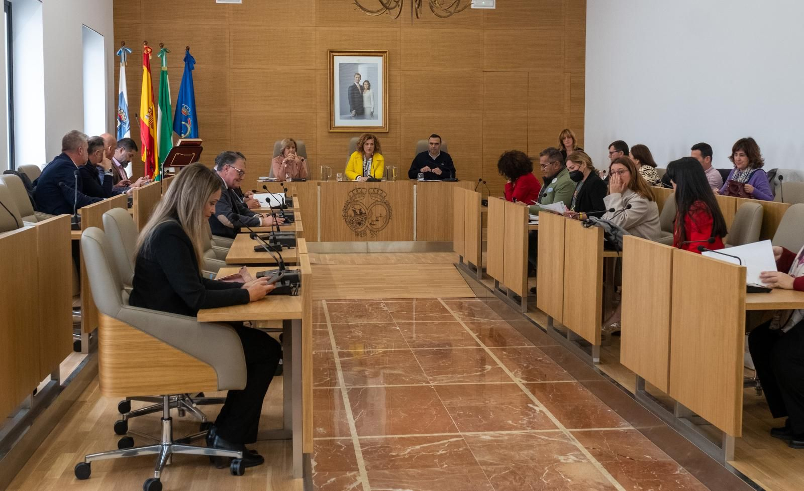 Pleno en la Diputación de Huelva.